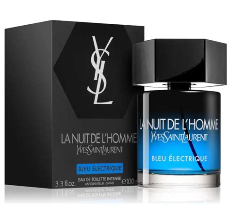 la nuit homme bleu électrique.